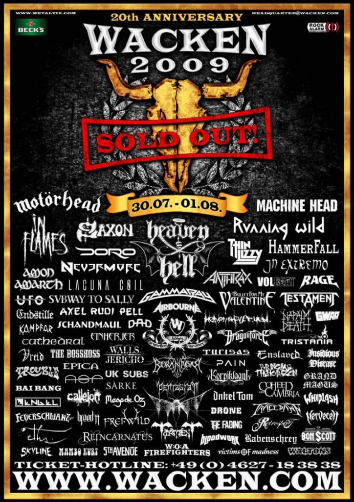 Wacken Open Air W:O:A 2009 - 20 Years Louder Than Hell