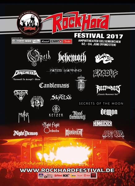 ROCK HARD Festival 2017 im Amphitheater in Gelsenkirchen