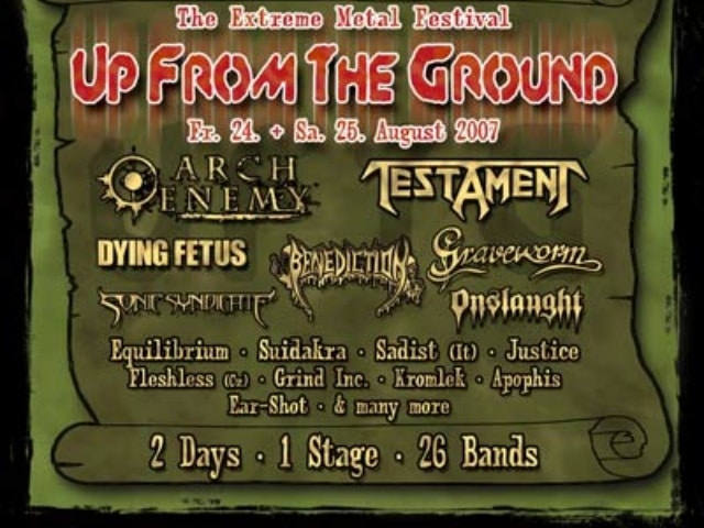 Up From The Ground Festival 2007 - Gemünden am Main