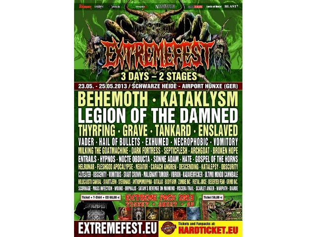 Melancholie unter Schwarzmetall-Regen: Das Extremefest 2013