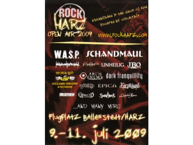 RockHarz Festival 2009 - Frühzeitige Abreise wegen Dauerregen