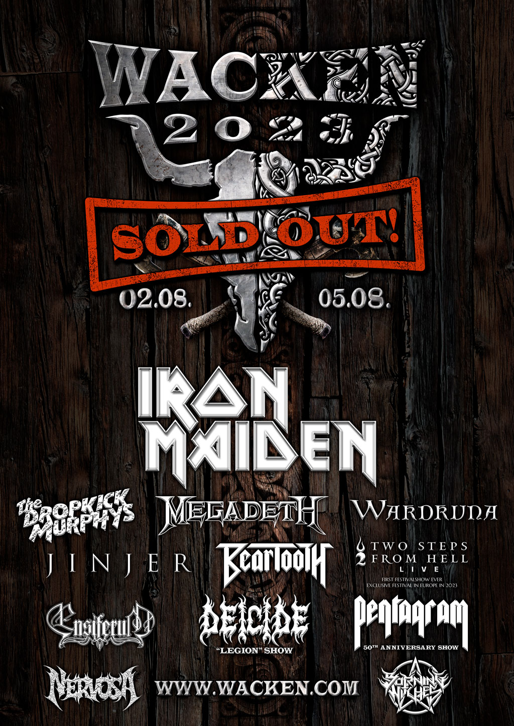 Wacken Open Air 2023 ausverkauft - SOLD OUT nach nur fünf Stunden!
