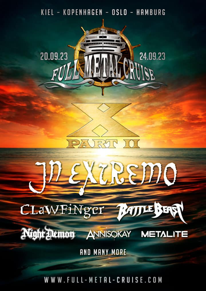 Full Metal Cruise X Part II: Erste Bands für die zweite Runde