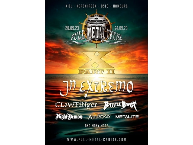 Full Metal Cruise X Part II: Erste Bands für die zweite Runde