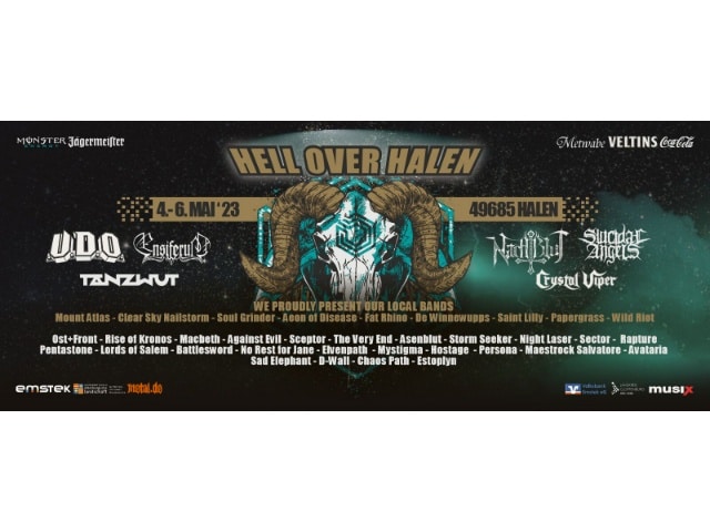 HELL OVER HALEN 2023 gibt finalen Headliner bekannt