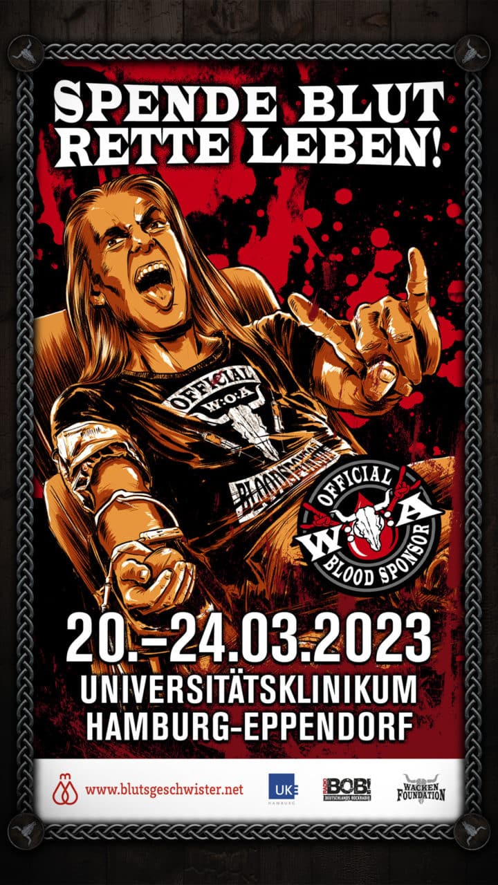 Wacken Open Air Blutspendenaktion 2023