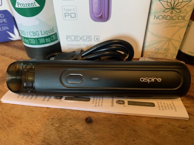 CBD Liquids und das Aspire Flexus Q Pod System