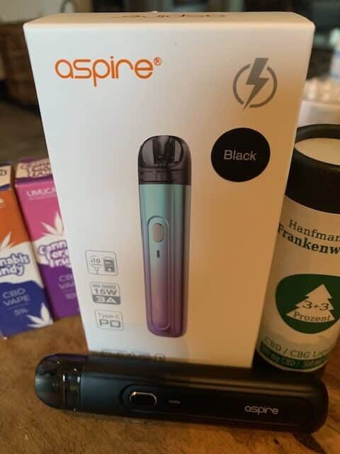 CBD Liquids und das Aspire Flexus Q Pod System