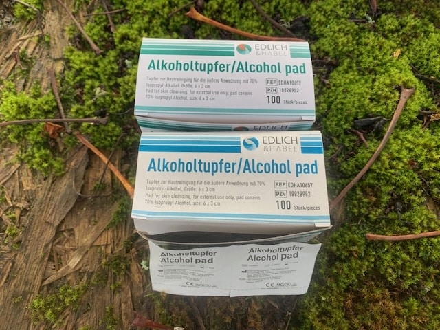 Alkohol-Vorbereitungspads