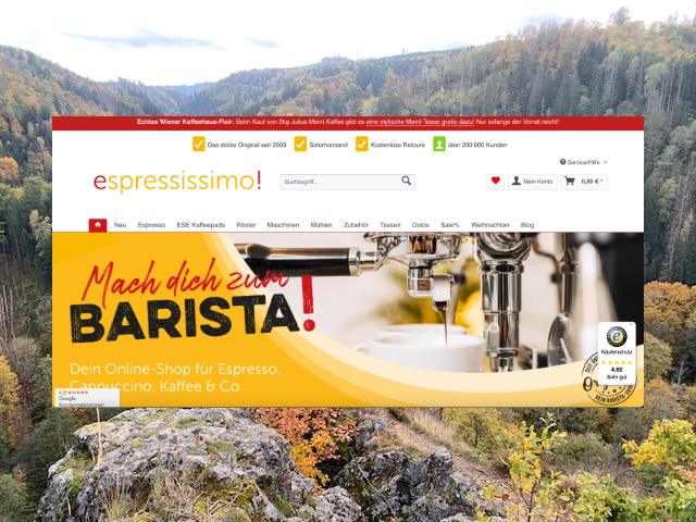 Espressissimo.de – deine Adresse für Kaffeegenuss auf höchstem Niveau