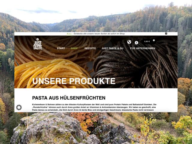 Gesunde Pasta neu entdecken: die Welt von JUST TASTE