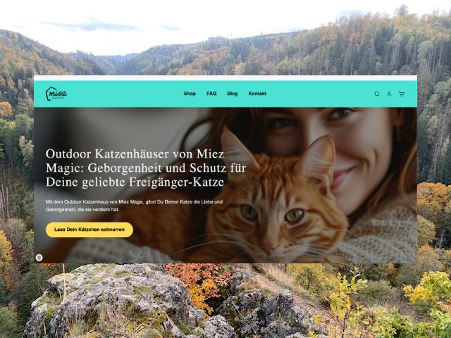 Outdoor-Katzenhaus von Miez Magic: Schutz und Komfort für Freigänger