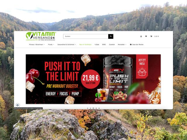 Hochwertige Nahrungsergänzungsmittel von VitaminVersand24 für Gesundheit und Fitness