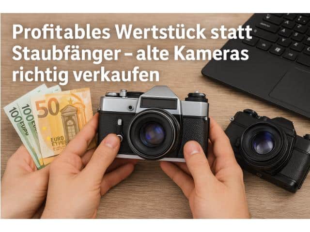 Profitables Wertstück statt Staubfänger - alte Kameras richtig verkaufen