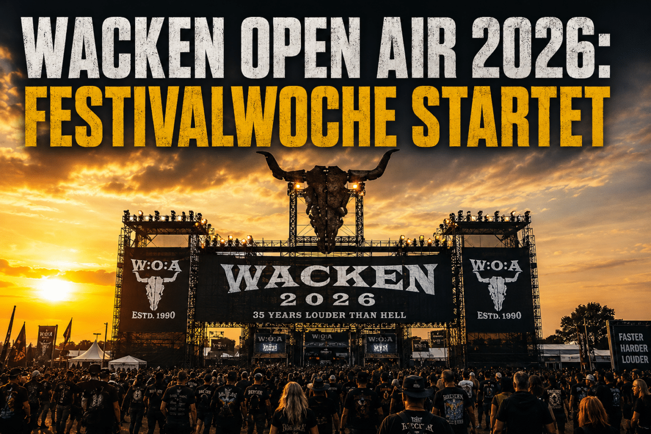 Wacken Open Air 2026: Festivalwoche startet