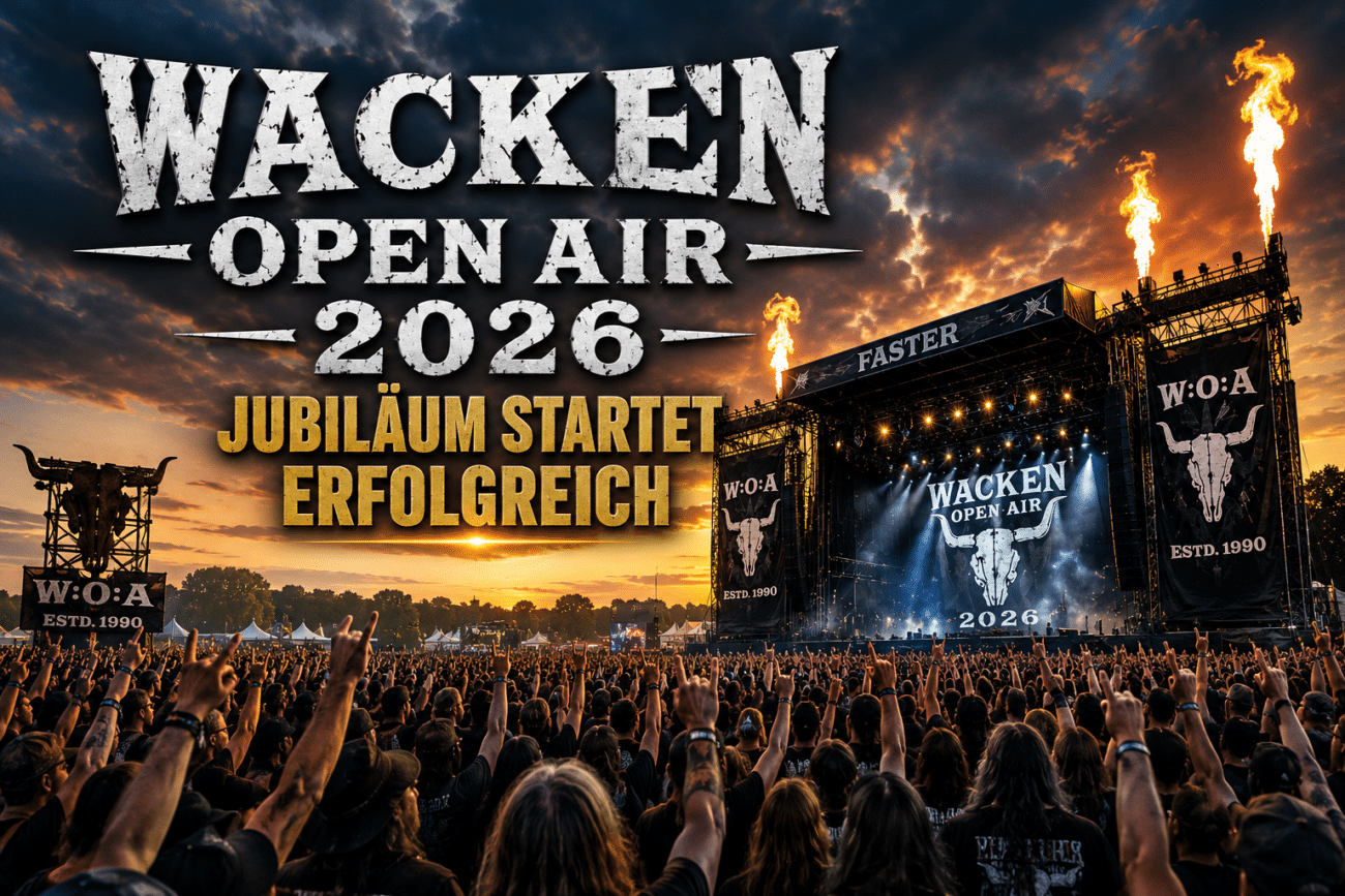 Wacken Open Air 2026: Jubiläum startet erfolgreich