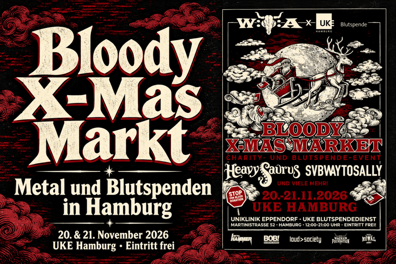 Bloody X-Mas Markt: Metal und Blutspenden in Hamburg
